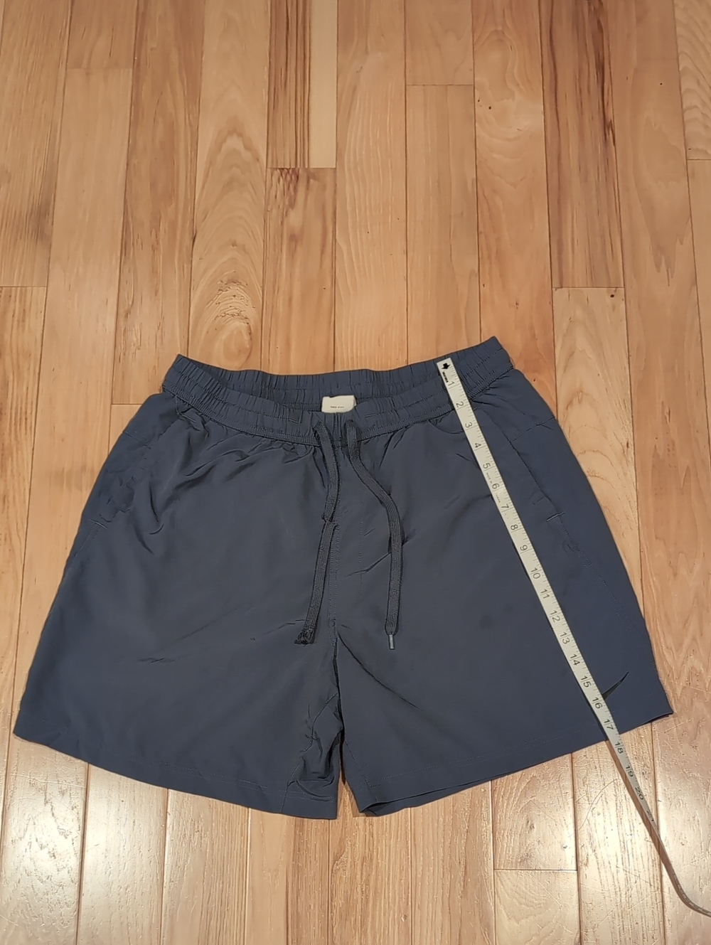 Nike Men's Dark Blue Elastic Waist Athletic Shorts 7"